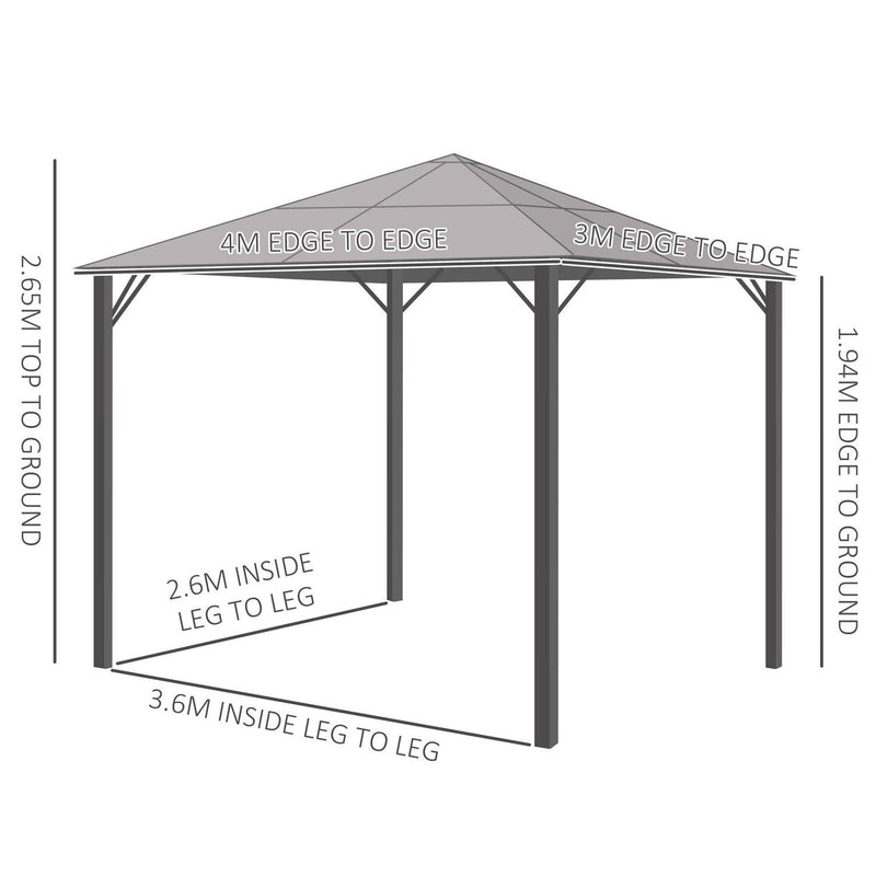 Outdoor Gazebo Patio Garden Canopy Tent