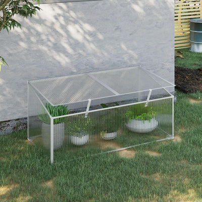 Outdoors & Indoors Greenhouse With Sunshine Board For Plants (99x59.5x43.5)cm