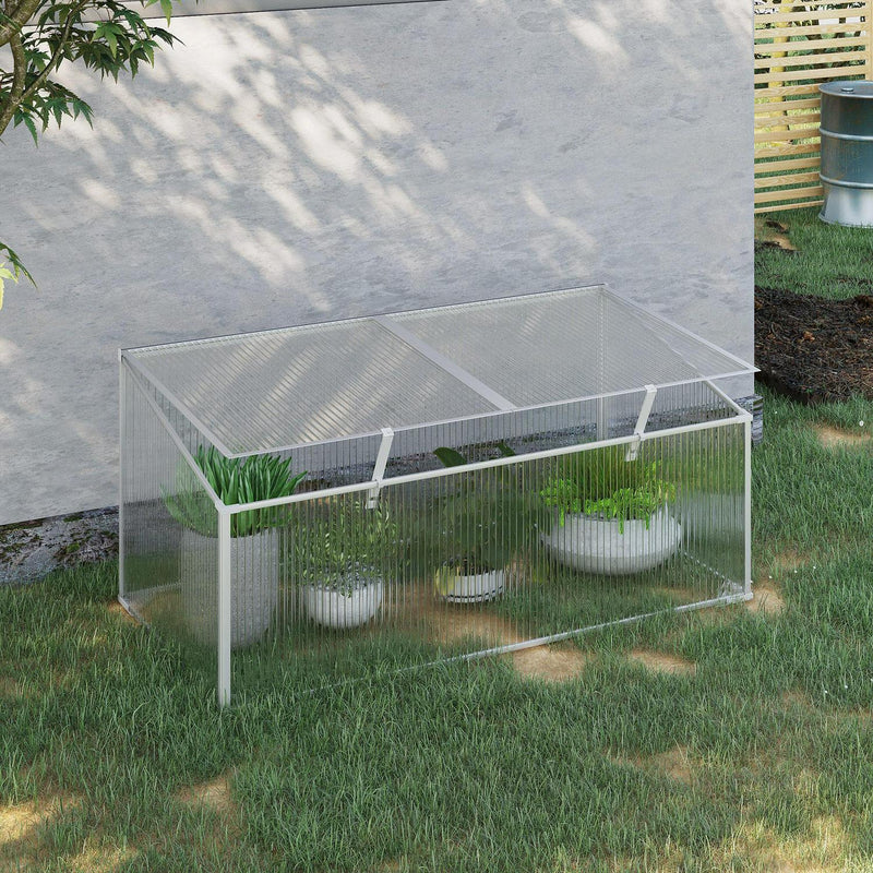 Outdoors & Indoors Greenhouse With Sunshine Board For Plants (99x59.5x43.5)cm