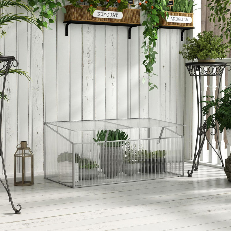 Outdoors & Indoors Greenhouse With Sunshine Board For Plants (99x59.5x43.5)cm