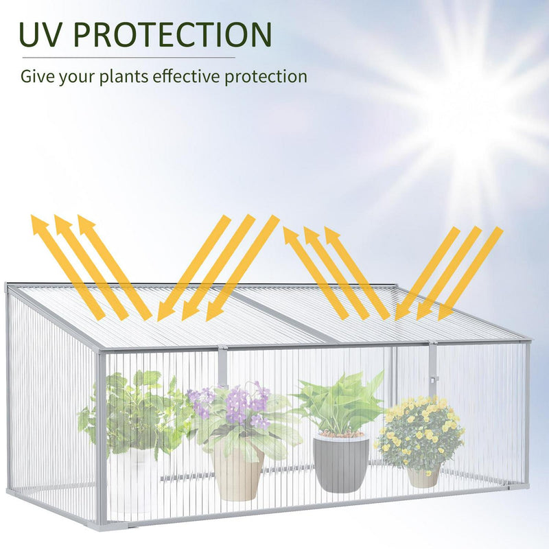 Outdoors & Indoors Greenhouse With Sunshine Board For Plants (99x59.5x43.5)cm