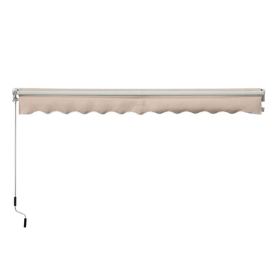 3 X 2m Manual Retractable Awning - Beige