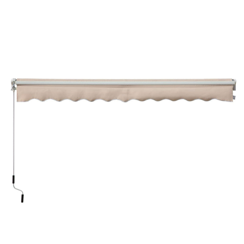 3 X 2m Manual Retractable Awning - Beige