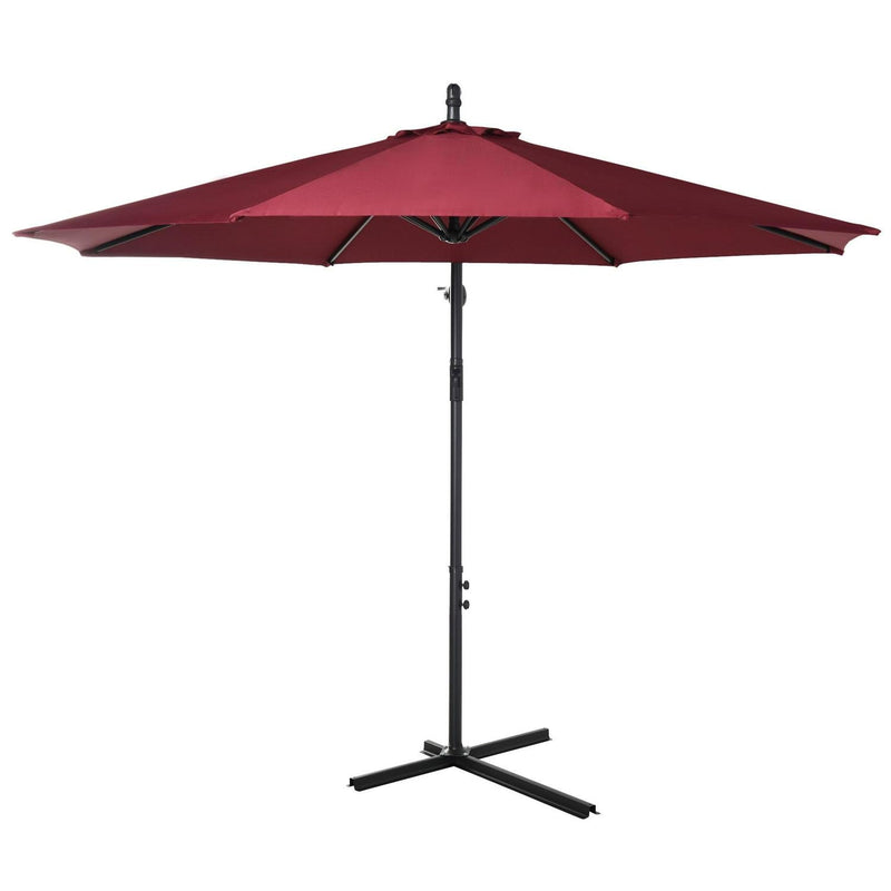 Cantilever Umbrella Parasol - Red