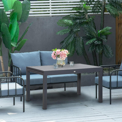 Extendable Garden Table- Grey