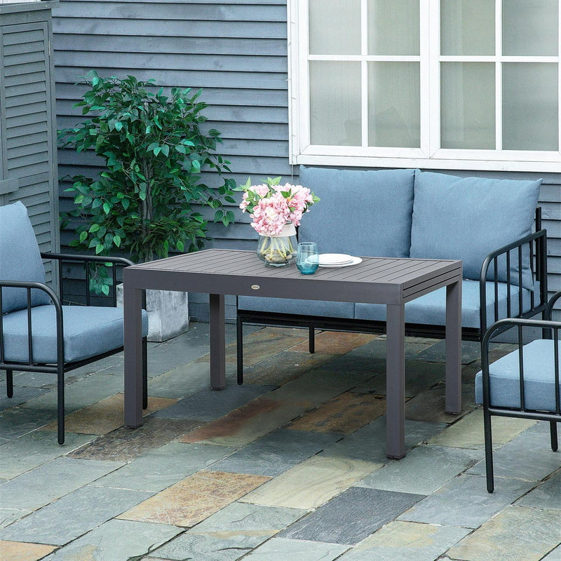 Extendable Garden Table- Grey