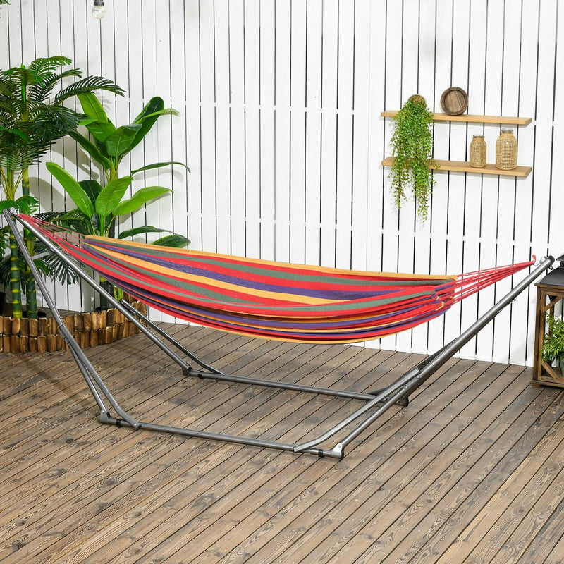 Foldable Hammock Stand- Black