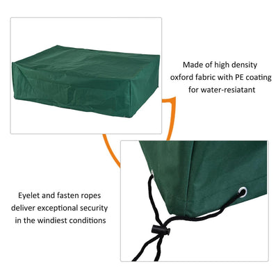 Furniture Cover, 222Lx155Wx67H Cm-Green