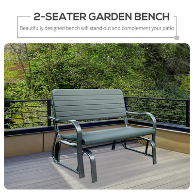 Garden Double Glider Bench