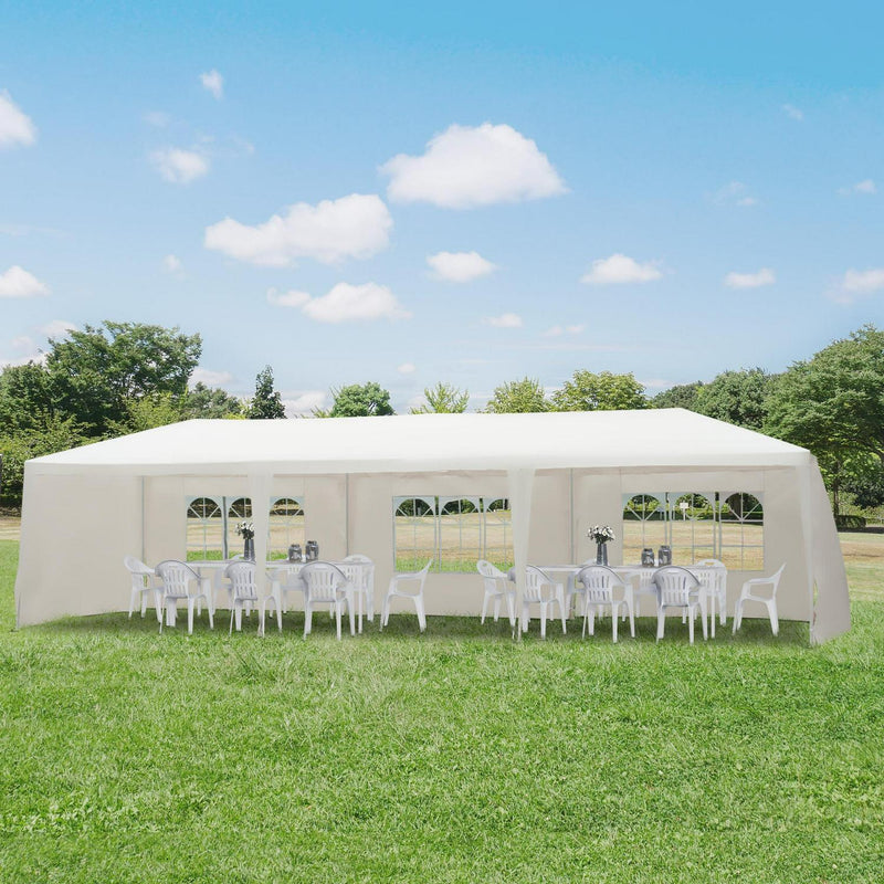 Garden Gazebo Marquee Party Wedding Tent Canopy -White