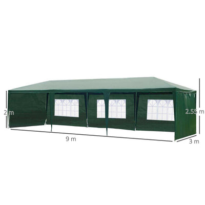 Garden Gazebo Marquee Party Wedding Tent - Green