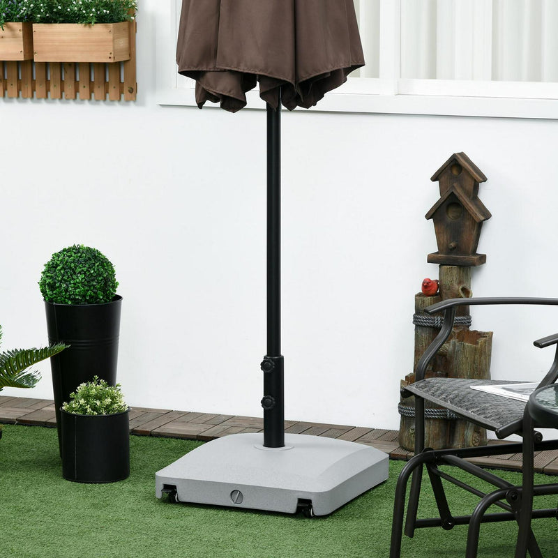 Garden Parasol Base Holder- Grey