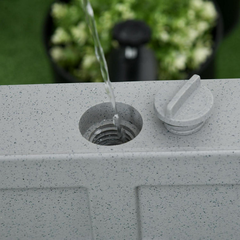 Garden Parasol Base Holder- Grey