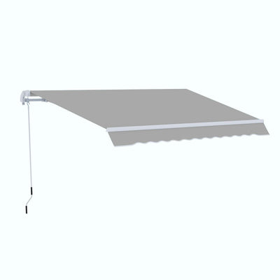 Garden Patio Manual Awning Canopy Sun Shade Shelter Retractable