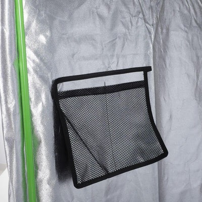 Hydroponic Plant Grow Tent, 80L X 80W 160Hcm-Black/Green