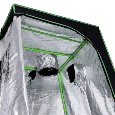 Hydroponic Plant Grow Tent, 80L X 80W 160Hcm-Black/Green