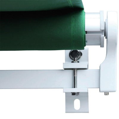 Manual Retractable Awning, Size (4m X3m)-Green