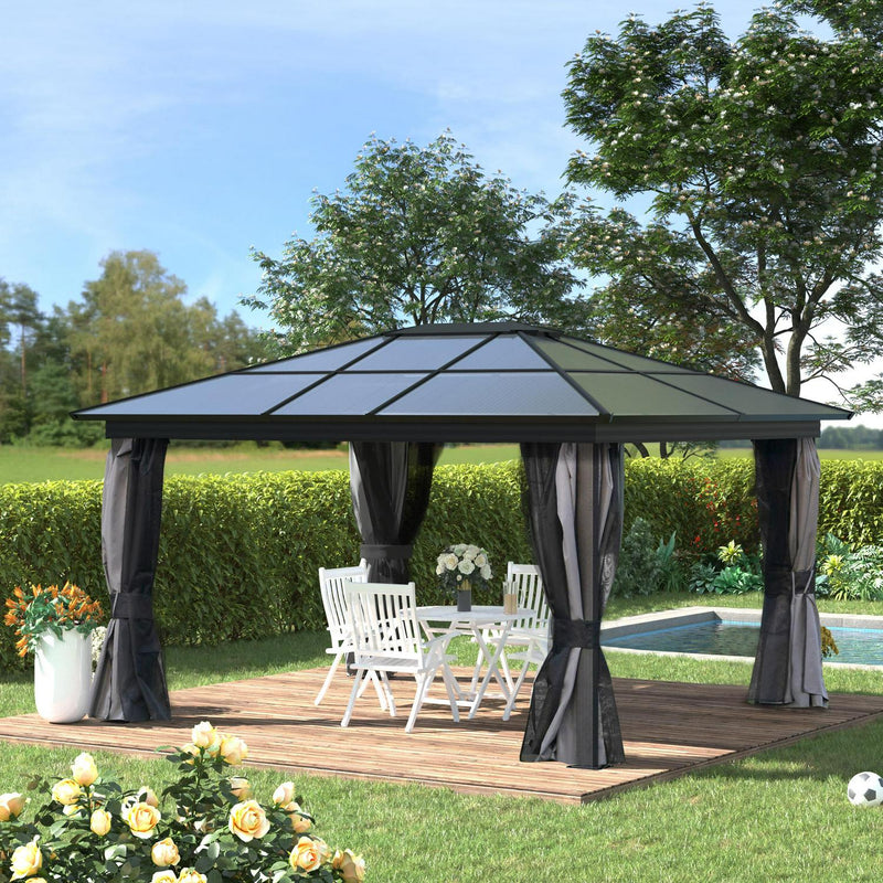 Patio Garden PC Board Aluminium Hardtop Gazebo