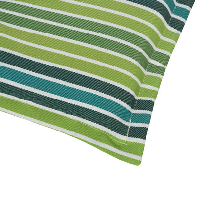 Polyester Set Of 2 Swing Chair Cushion Green Stripes