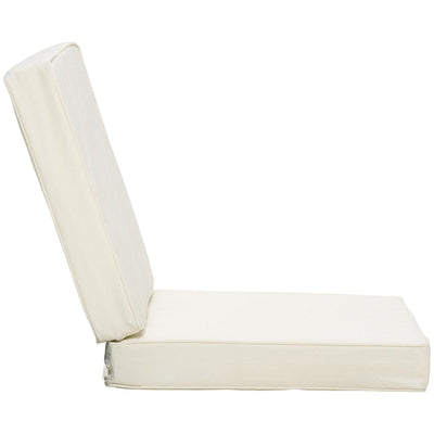 Replacement Seat And Back Cushion Set - Cream White