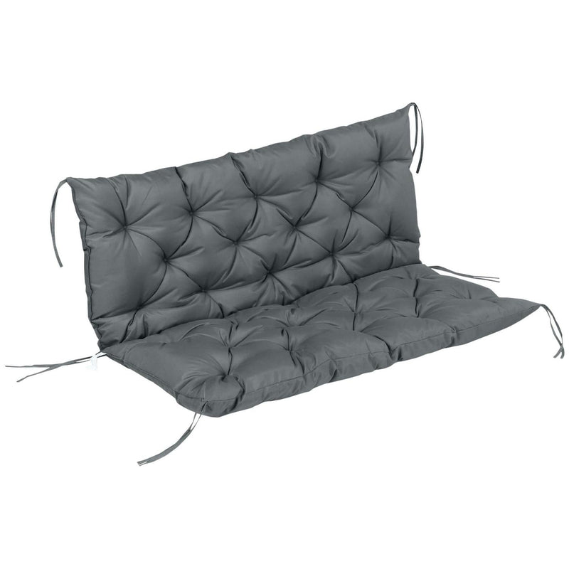 Replacement Two-Seater Bench Cushion - Dark Grey