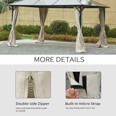 Replacement Gazebo Curtains- Beige