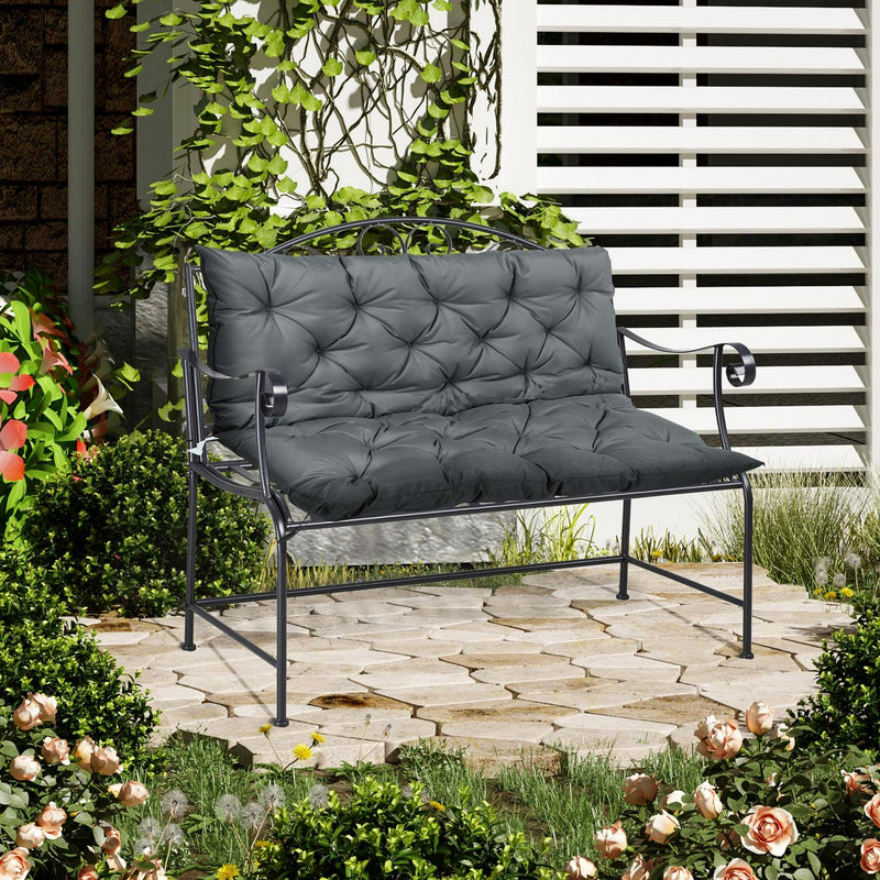 Replacement Two-Seater Bench Cushion - Dark Grey