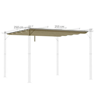 Retractable Pergola Shade Cover