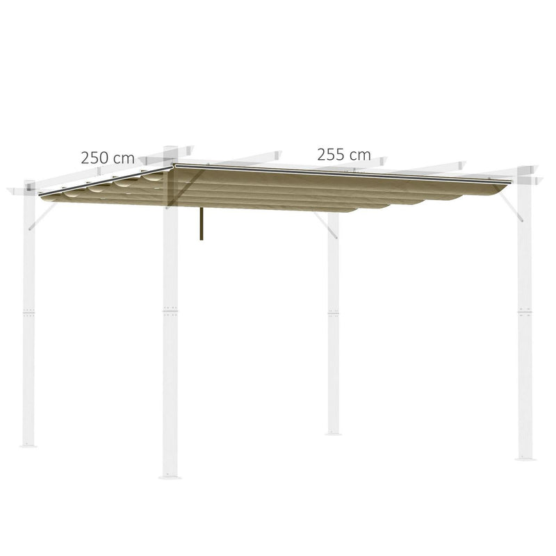 Retractable Pergola Shade Cover