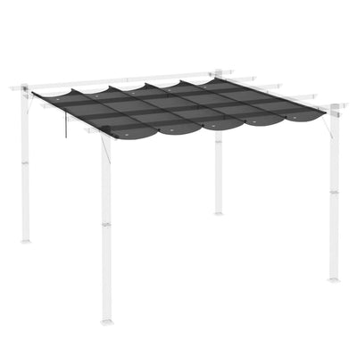 Retractable Pergola Shade Cover- Dark Grey