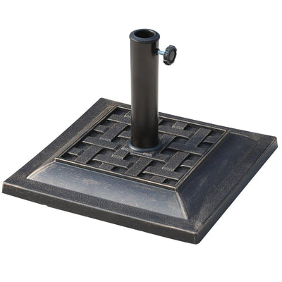 Square Shape Umbrella Stand-Bronze