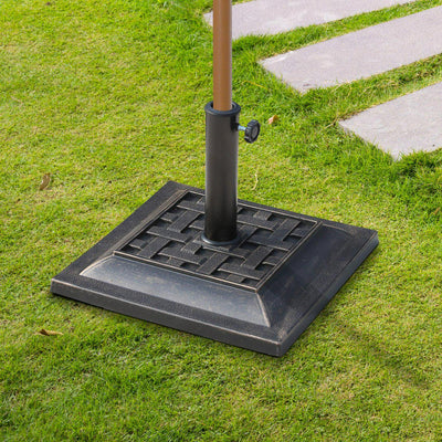 Square Shape Umbrella Stand-Bronze