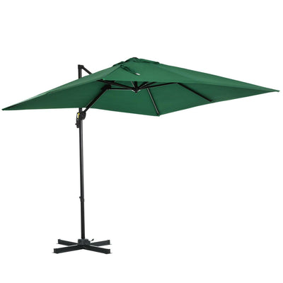 Square Umbrella Parasol -Green