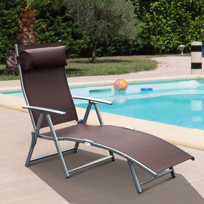 Lounger Steel Frame - Brown