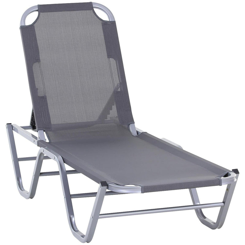 Lounger Relaxer Recliner W/ 5-Position Adjustable Backrest Pool Bathing