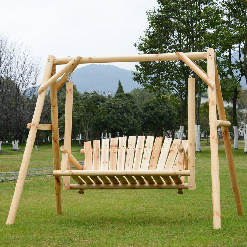 Swing Chair, 198Lx135Wx170H Cm, Pine/Fir Wood