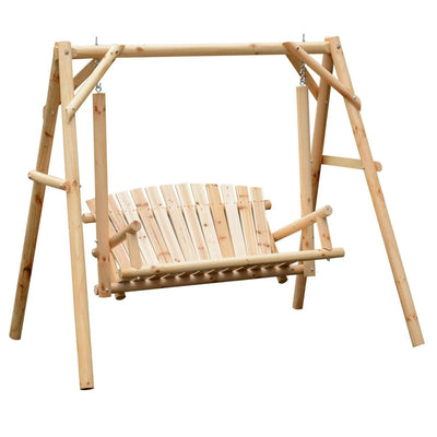 Swing Chair, 198Lx135Wx170H Cm, Pine/Fir Wood