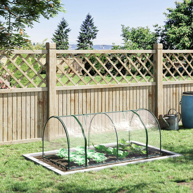 Tunnel Greenhouse Grow Steel Frame Garden Outdoor 200 X 100 X 80cm