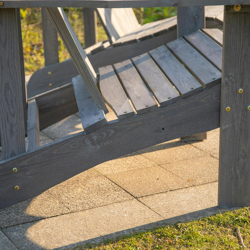 Wooden Adirondack Chairs Set