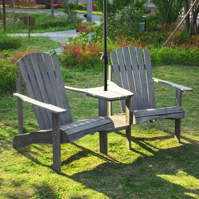 Wooden Adirondack Chairs Set