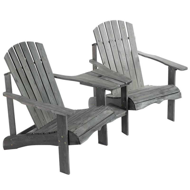 Wooden Adirondack Chairs Set