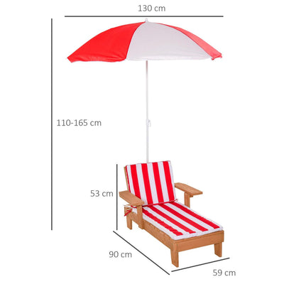 Wooden Lounge Chair For Kids