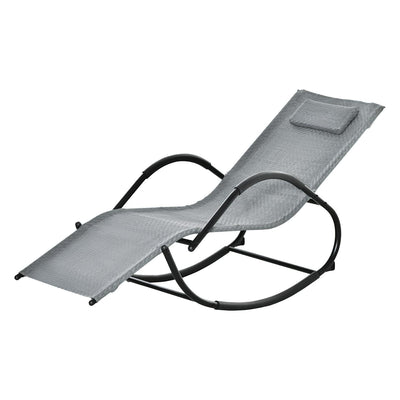 Zero Gravity Rocking Lounge Chair -Grey