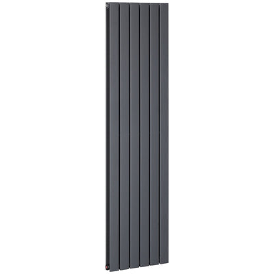 456 X 1800 Mm Double Panel Vertical Designer Radiator, Grey