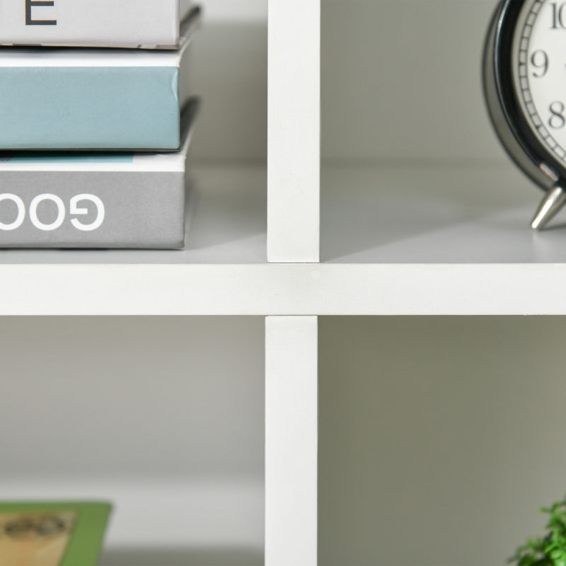 Bookcase Modern Bookshelf Display Cabinet, White