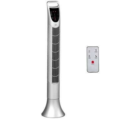 36'' Freestanding Tower Fan, Silver