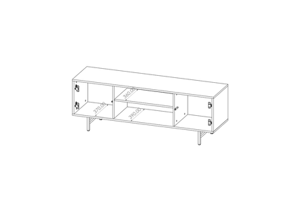 Preggio TV Cabinet 150cm