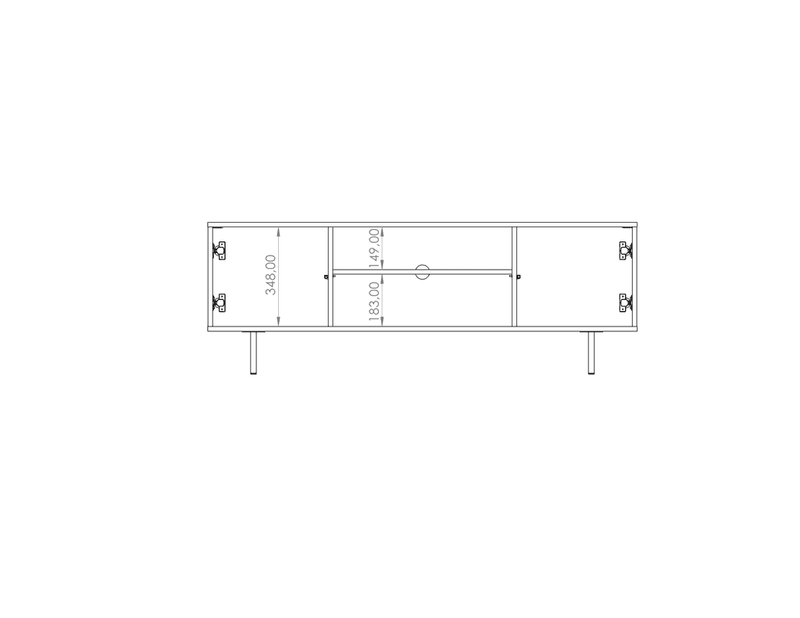 Preggio TV Cabinet 150cm