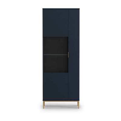 Pula Tall Display Cabinet 70cm