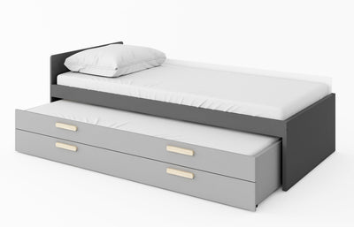 Pok PO-14 Bed with Trundle and Drawer